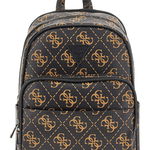 Guess, Rucsac cu model Berta, Negru, Maro