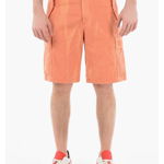 Diesel Cotton P-Atlan Cargo Shorts With Belt Loops Orange, Diesel