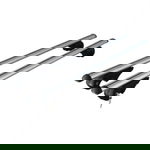 Set bare transversale portbagaj Ford C-Max 2010-2015, din aluminiu, cu fixare pe barele longitudinale, Menabo, 