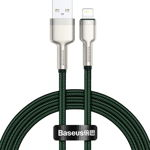 Cablu de date, Baseus, USB la Lightning, 2.4A, 1m, Verde