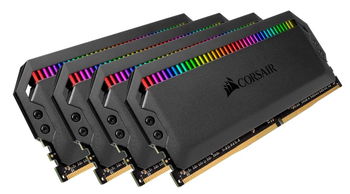 Memorie Dominator Platinum RGB 32GB DDR4 3200MHz CL16 Quad Channel Kit, Corsair