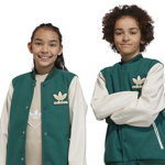 adidas Originals geaca bomber pentru copii culoarea verde, adidas Originals