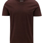 Tricou visiniu in dungi Selected Homme The Perfect, Selected Homme