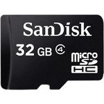 Card de memorie SanDisk MicroSDHC, 32GB + Adaptor