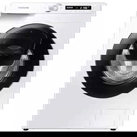 Masina de spalat rufe Samsung, 9 kg, 1400 RPM, Clasa A, Add Wash, AI Control, Steam, Eco Bubble, Drum Clean, Motor Digital Inverter, Wifi, Smart Control, Alb, WW90T554DAW/S7