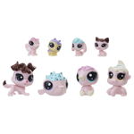 Hasbro - Set figurine Littlest Pet Shop,  Colectie speciala, Cu 8 animalute, Roz