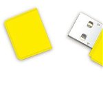Memorie USB 2.0 capacitate 8 Gb Integral Neon cu capac galbena