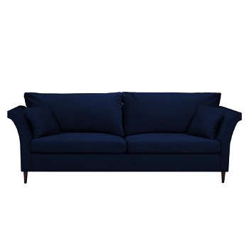 Canapea extensibilă cu spațiu pentru depozitare Mazzini Sofas Pivoine, albastru, Mazzini Sofas