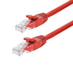 Patch cord Gigabit UTP cat6, LSZH, 5.0m, rosu - ASYTECH Networking TSY-PC-UTP6-5M-R, Asytech