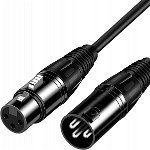 Cablu pentru microfon Mozos XLR - XLR 3m (MCABLE-XLR-FTM), Mozos