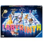 Joc labirint pentru copii de la 7 ani cu personaje Disney multilingv inclusiv RO Ravensburger Labyrinth Disney 100, Ravensburger