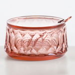 Recipient zahar cu capac Kartell Jellies Family design Patricia Urquiola roz transparent, Kartell