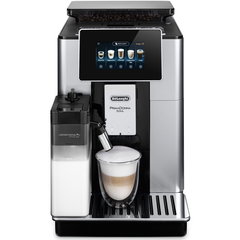 Espressor automat De’Longhi PrimaDonna SOUL ECAM 610.55.SB Carafa pentru lapte Sistem LatteCrema Rasnita cu tehnologie Bean Adapt Coffee