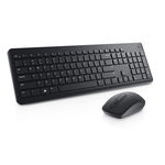 Dell Kit Mouse and Keyboard KM3322W Wireless, QWERTZ Romanian Layout, Device Type: Keyboard and mouse set, Wireless Receiver: USB wireless receiver, Connectivity Technology: Wireless, Interface: 2.4 GHz, Keyboard: Adjustable Height: Yes, Hot Keys Functio, DELL