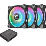 Ventilator Riing Duo 12 LED RGB TT Premium Edition 120mm 3 Fan Pack, Thermaltake