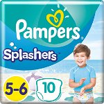 Scutece Pampers Swim Splashers 5-6, 14+ kg, 10 buc., Pampers