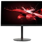 Monitor Gaming IPS LED Acer 23.8" XV240YPbmiiprx, Full HD (1920 x 1080), DisplayPort, Boxe, 144 Hz, 2 ms (Negru), Acer