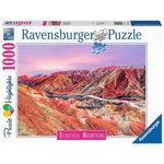 Puzzle Ravensburger 1000 de piese Munții Curcubeu, Ravensburger