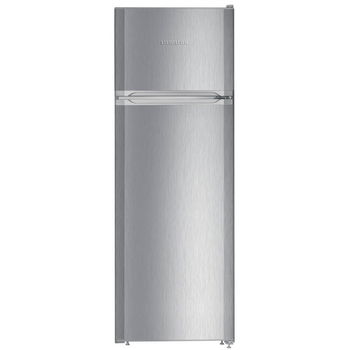 Frigider cu doua usi LIEBHERR CTPel 251, SmartFrost, 271 l, H 157.1 cm, Clasa F, inox