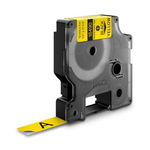 Banda Compatibila DYMO 18488, S0718040, Flexibile A18488 Negru/Alb 12mm X 3.5m