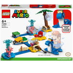 LEGO® Super Mario - Set de extindere Plaja lui Dorrie 71398, 229 piese