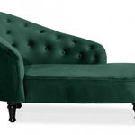 Sezlong living Diana Classic, Verde inchis, 151x82x81 cm, LOTUSLAND