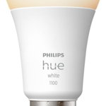 Bec LED Smart PHILIPS Hue 8719514288232, E27, 9.5W, 1055lm, lumina calda