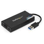 USB32HD4K, USB 3.0 to HDMI Adapter, 4K 30Hz Ultra HD, DisplayLink Certified, USB Type-A to HDMI Display Adapter Converter for Monitor, External Video & Graphics Card, Mac & Windows - USB to HDMI Adapter (USB32HD4K) - video interface converter - T, StarTech