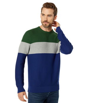 Imbracaminte Barbati Fourlaps Signature Coolmax Sweater Mountain GreenGrey HeatherDeep Sea, Fourlaps