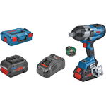 Bosch cordless impact wrench BITURBO GDS 18V-1050 HC Professional, 18V (blue/black, 2x battery ProCORE18V 8.0Ah, Bluetooth module, 3/4, in L-BOXX), Bosch Powertools