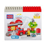 Set de constructie Mega Bloks Pompierie  55 cuburi