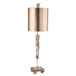 Veioza Caryatid 1 Light Table Lamp – Silver, ELSTEAD-LIGHTING
