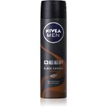 Nivea Men Deep spray anti-perspirant pentru barbati Black Carbon Espresso 150 ml, Nivea