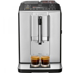 Espressor automat Bosch VeroCup TIS30321RW 1300W, 15 Bar, 1.4 l, MilkMagic Pro, Rasnita ceramica, Argintiu