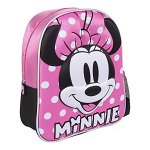 Ghiozdan 3D Minnie Mouse Roz (25 x 31 x 10 cm), Minnie Mouse