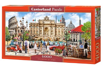 Puzzle panoramic Castorland - Splendor of Rome, 4.000 piese (400270), Castorland