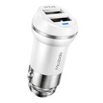 Incarcator Auto Mcdodo 2 USB Port White