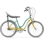 Bicicleta Strada 2, 26 inch, cadru aluminiu, aurius/verde, Pegas