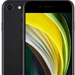Telefon Mobil Apple iPhone SE (2020), Procesor Hexa-core 2.65GHz/1.8GHz, Retina IPS LCD Capacitive Touchscreen 4.7inch, 3GB RAM, 64GB Flash, 12MP, Wi-Fi, iOS, 4G (Negru), Apple