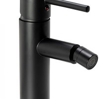 Baterie bideu Rea Tess negru mat, Rea