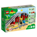 LEGO DUPLO - Pod si sine de cale ferata 10872, 26 piese, Lego