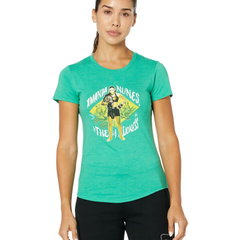 Imbracaminte Femei UFC Amanda Nunes Painted Lioness Tee Heather Green, UFC