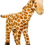 Jucarie de plus MomKi Girafa 19 cm