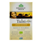 Ceai Tulsi Lamaie Ghimbir, Organic India, bio, 18 plicuri, 36 g, Organic India