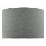 Abajur Pyramid Grey Linen Drum Shade 46cm, dar lighting group