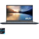 Laptop ultraportabil MSI Prestige 14 EVO cu procesor Intel COre i7-1185G7 pana la 4.80 GHz, 14", Full HD, 16GB, 1TB SSD, Intel® Iris® Xe Graphics, Free DOS, Black