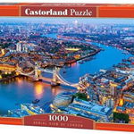 Puzzle Castorland - Aerial View of London, 1.000 piese (104291), Castorland