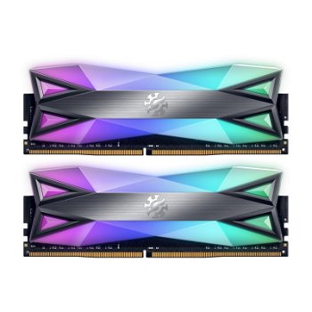 Memorie XPG Spectrix D60G RGB 32GB (2x16GB) DDR4 3200MHz CL16 Dual Channel Kit, ADATA