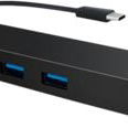 Hub cu adaptor gigabit , LogiLink , USB/C 3 porturi , negru, LogiLink