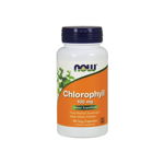 Supliment nutritiv cu clorofila Now, 100 mg, 90 de capsule moi, Now